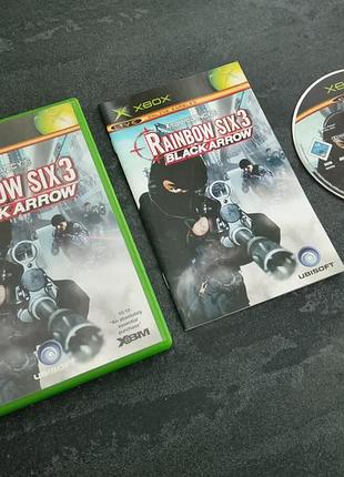 Диск tom clancy`s rainbow six 3 black arrow (xbox original)