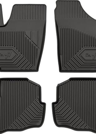 Автомобильные коврики в салон frogum 3d на skoda fabia 1 99-08 шкода фабия черные