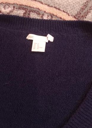 Батал! oversize! акриловий теплий м'який светр, джемпер h&m ❤️ оригінал2 фото