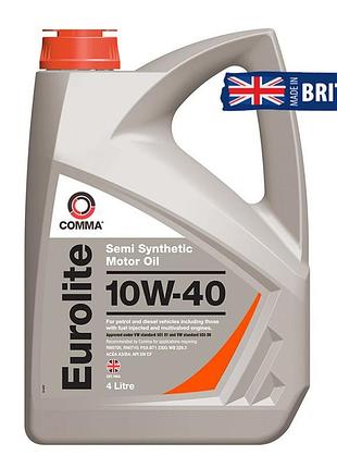 Моторное масло comma eurolite 10w-40 4л