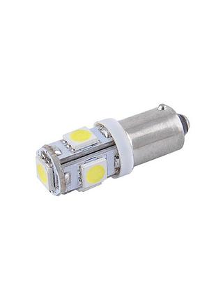 Led автолампа solar 24v t8.5 ba9s 5smd белая 2шт энергосберегающая для авто