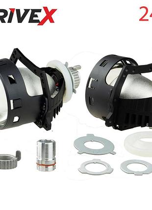 Drivex bi led evolution f1 3 дюйма 45w 6000k 24v светодиодные линзы для дальнего света
