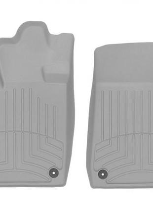 Автомобільні килимки поліки в салон weathertech на volkswagen id.4 21- передні сірі фольксваген айди4