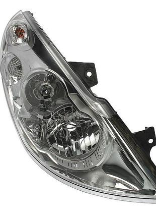 Передня альтернативна тюнінг оптика фара depo на renault master h1/h7 права 10- рено мастер