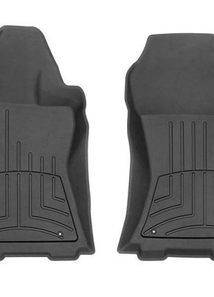 Автомобильные коврики в салон weathertech на subaru outback 14-19 передние черные субару аутбек