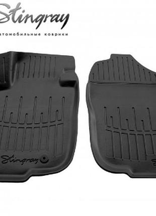Автомобильные коврики в салон на toyota rav4 ca30w 05-12 передние черные stingray тойота рав4