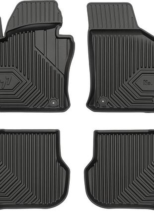 Автомобильные коврики в салон frogum 3d на skoda octavia a5 04-12 шкода октавия черные