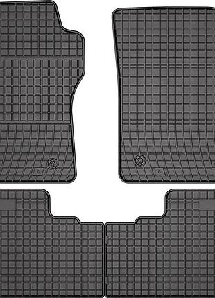 Автомобильные коврики в салон frogum на mazda 5 04-10 1-2 ряд мазда 5 черные