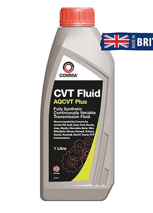 Трассмиссионное масло comma aqcvt trans fluid plus 1л