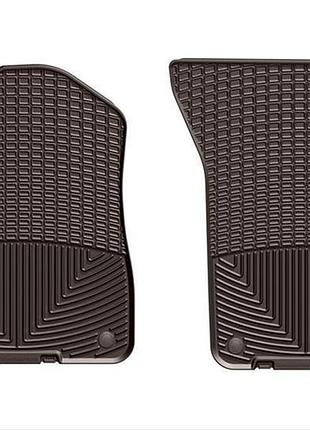 Автомобильные коврики в салон weathertech на audi q7 17- передние какао ауди ку7