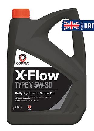 Моторное масло comma x-flow type v 5w30 4л