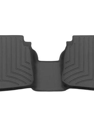 Автомобільні килимки поліки в салон weathertech на subaru outback 14-19 2-й ряд чорні субару аутбек