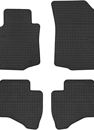 Автомобильные коврики в салон frogum на toyota aygo 1 05-14 тойота айго черные