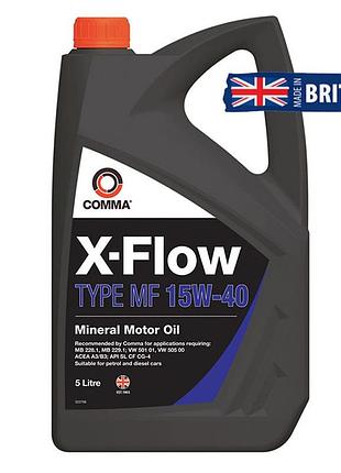 Моторное масло comma x-flow type mf 15w40 5л
