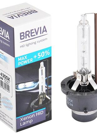 Лампа ксенон brevia d2s 4300k 35вт +50% 85v pk32d-2 1шт