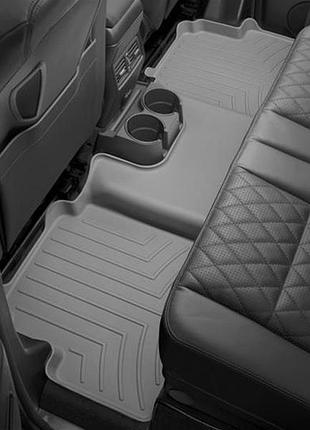 Автомобільні килимки поліки в салон weathertech на toyota 4runner 09- 2-й ряд сірі тойота фораннер