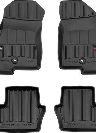 Автомобильные коврики в салон frogum 3d на jeep compass 1 06-16 джип компас черные