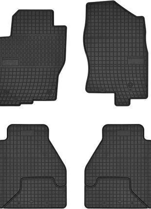 Автомобильные коврики в салон frogum на nissan pathfinder 3 r51 11-15 1-2 ряд ниссан патфайндер черные