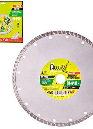 Alloid. диск алмазный отрезной turbo 230 мм ds-7230t