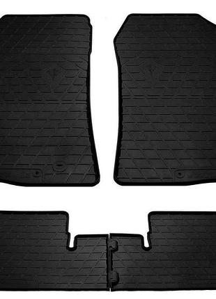 Автомобильные коврики в салон на toyota corolla verso zer zze 04-09 4шт черные stingray тойота королла версо