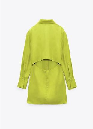 Яскрава жіноча сукня zara жіноча коротка сукня сорочка з гарною спинкою