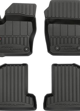 Автомобильные коврики в салон frogum 3d на ford focus 3 eur 11-18 форд фокус черные
