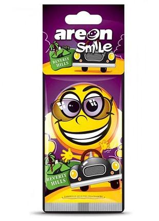 Освежитель воздуха areon сухой листок smile dry beverly hills