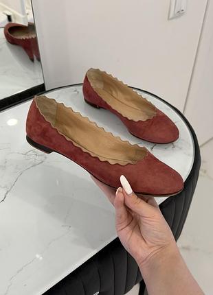 Балетки chloe лодочки chloe туфли