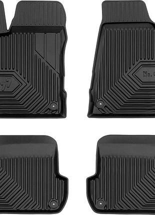 Автомобільні килимки поліки в салон frogum 3d для seat exeo 1 09-13 сєат ексео чорні