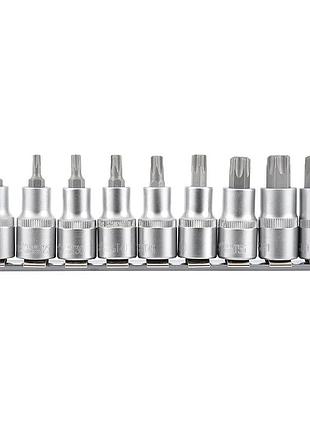 Набор торцевых головок torx на планке molder mt68009 1/2