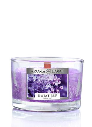 Ароматична свічка aroma home natural waxes candle lilac flower 115 г