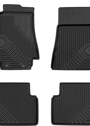 Автомобильные коврики в салон frogum 3d на mercedes b w245 05-11 мерседес б черные