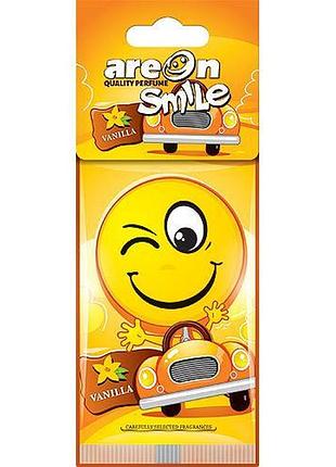 Освежитель воздуха areon сухой листок smile dry vanilla