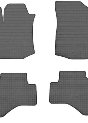 Автомобильные коврики в салон на peugeot 107 05- 4шт черные stingray пежо 107