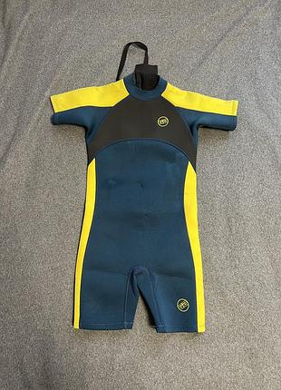 Дитячий гідрокостюм banana bite shortie, розмір 9-10 років, б/у
