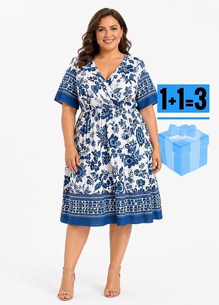 Міні сукня в етнічний принт shein 2xl