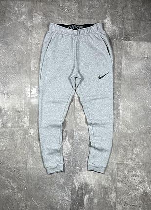 Спортивні штани nike найк оригінал сірі чоловічі джогери dri-fit розмір s спортивки штаны джоггеры мужские серые