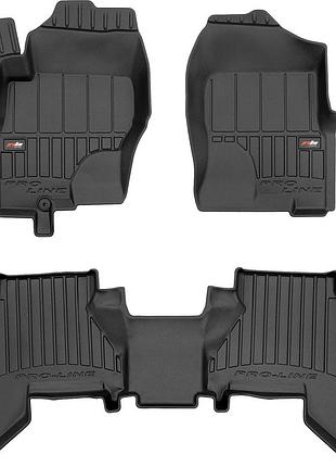 Автомобильные коврики в салон frogum 3d на nissan pathfinder 3 r51 05-14 1-2 ряд ниссан патфайндер черные