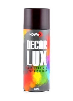 Акриловый грунт-спрей nowax decorlux красный (flame red/ral3000)