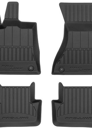 Автомобільні килимки поліки в салон frogum 3d для audi rs4 4 b8 08-15 ауді рс4 чорні