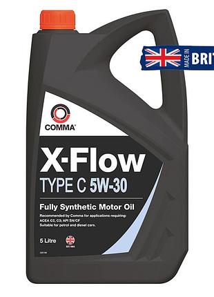 Моторное масло comma x-flow type c 5w-30 5л