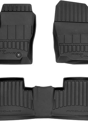 Автомобильные коврики в салон frogum 3d на ford s-max 1 06-14 1-2 ряд форд с-макс черные