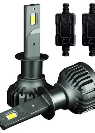 Светодиодные led автолампы drivex h1 al-01fe 50w 6000k 9-16v компл
