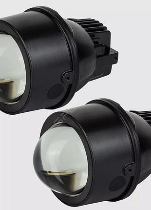 Drivex bi led hl3 3.0 дюйма двоколірні світлодіодні лінзи 25вт 5500к 3000к установка замість протитуманної лінзи