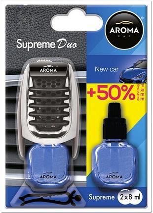 Ароматизатор aroma car supereme duo slim new car 8 мл