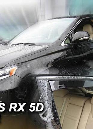 Дефлектори вікон вітровики lexus rx 3 300 350 400 09-15 вставні 4шт heko лексус рх