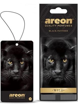 Освежитель воздуха areon сухой листок wild black panther