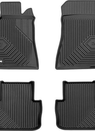 Автомобільні килимки поліки в салон frogum 3d для lexus is 1 98-05 лексус іс чорні