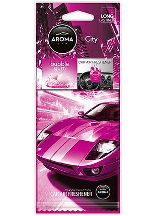 Ароматизатор aroma car city card bubble gum