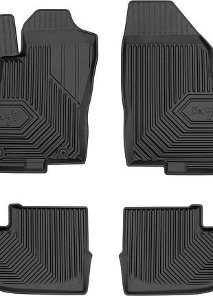 Автомобильные коврики в салон frogum 3d на fiat punto 3 5d 05-18 фиат пунто черные
